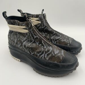 Converse Run Star Hike Snakeskin High-Top Platform Sneakers Mens 9/Womens 10.5